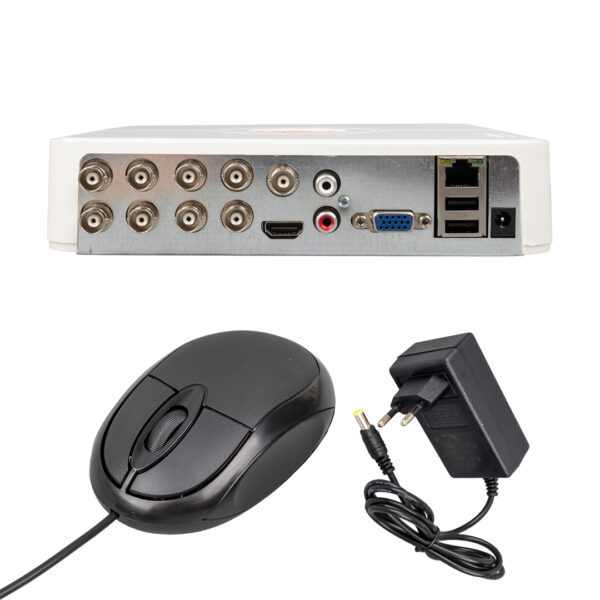 POWERMASTER PM-12181 8 KANAL 5MP DESTEKLİ 1080N AHD/ANALOG/TVI/CVI XMEYE DVR/XXVR KAYIT CİHAZI - Görsel 2