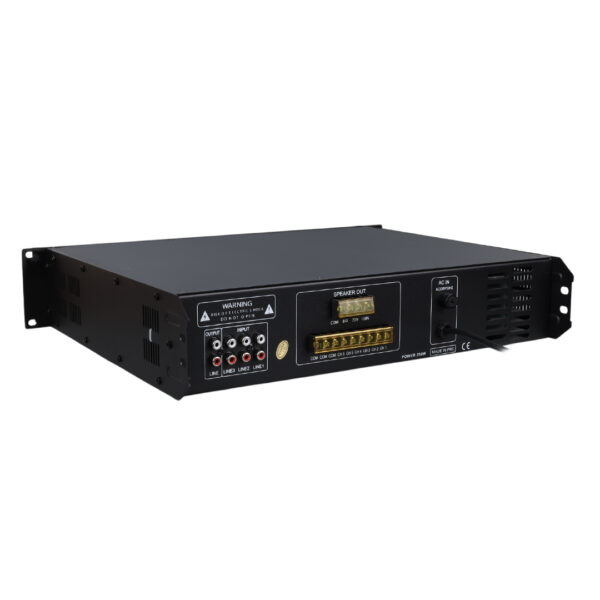 WESTA WM-2250U 250 WATT 100 VOLT USB/MP3/BLUETOOTH 6 BÖLGELİ TRAFOLU MIXER ANFİ - Görsel 3