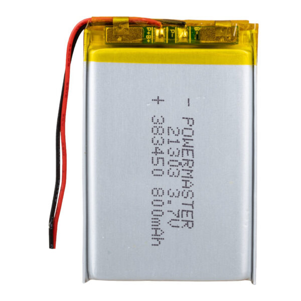 POWERMASTER 383450 3.7 VOLT 800 MAH LİTYUM POLİMER PİL