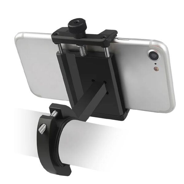 POWERWAY MT15 MOTOSİKLET BİSİKLET SCOOTER İÇİN DAYANIKLI GİDON UYUMLU CNC ALÜMİNYUM TELEFON TUTUCU - Görsel 2