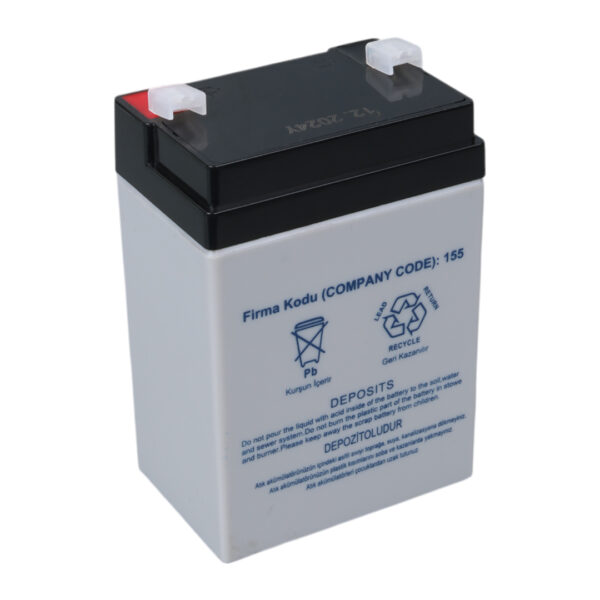YOKOHAMA YH-48.0 4 VOLT - 8 AMPER KURU AKÜ (68 X 45 X 95 MM) - Görsel 2