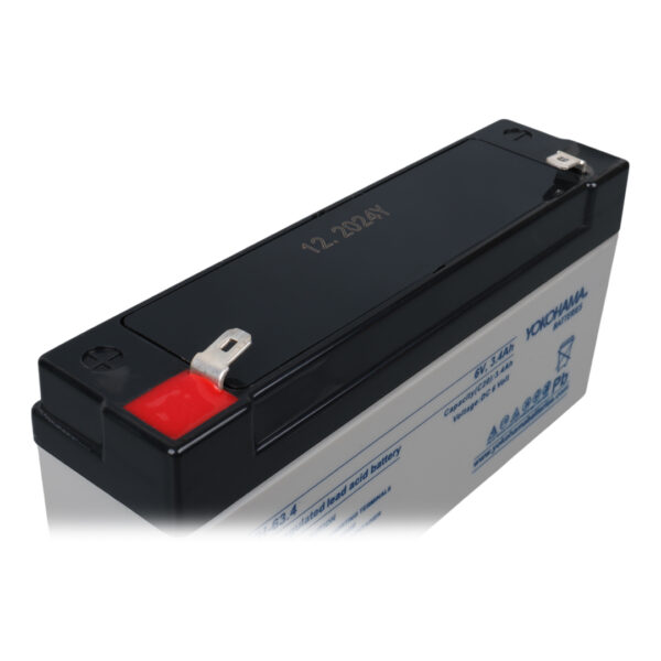 YOKOHAMA YH-63.4 6 VOLT - 3.4 AMPER YATIK AKÜ (125 X60 X 30 MM) - Görsel 3