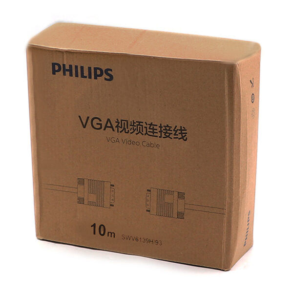 PHILIPS SWV6139B/93 SİYAH 3+6 ERKEK-ERKEK 15 PİN 10 METRE VGA KABLO - Görsel 3