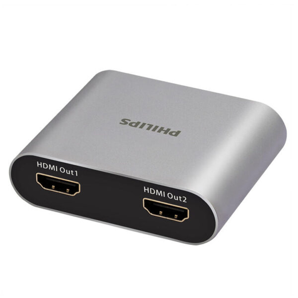 PHILIPS SWV9101E 4K HDMI SPLİTTER 1 GİRİŞ - 2 ÇIKIŞ ULTRA HD GÖRÜNTÜ DAĞITICI - Görsel 2