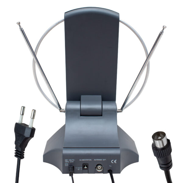 POWERMASTER WIN-6454 UHF-VHF RENKLİ ELEKTRİKLİ TV  FM ÜSTÜ ANTEN - Görsel 2