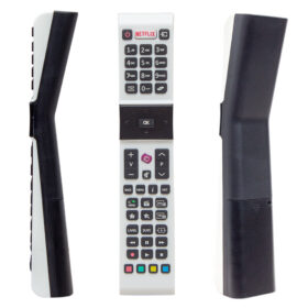 KL PROFİLO RCA49130 JVC-VESTEL-SANYO NETFLIX TUŞLU BEYAZ YAZISIZ LCD LED TV KUMANDA