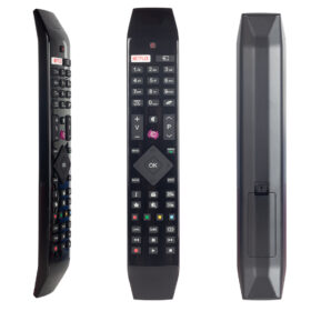 ORJİNAL KL VESTEL NETFLIX-MOR TUŞLU YENİ ÜSTÜ CAMLI-HITACHI RC 49141 LED TV KUMANDA
