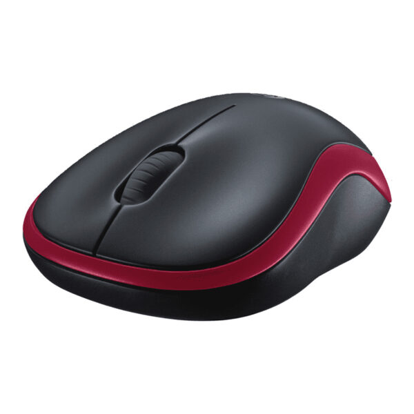 LOGITECH M185 KIRMIZI KABLOSUZ MOUSE - Görsel 2