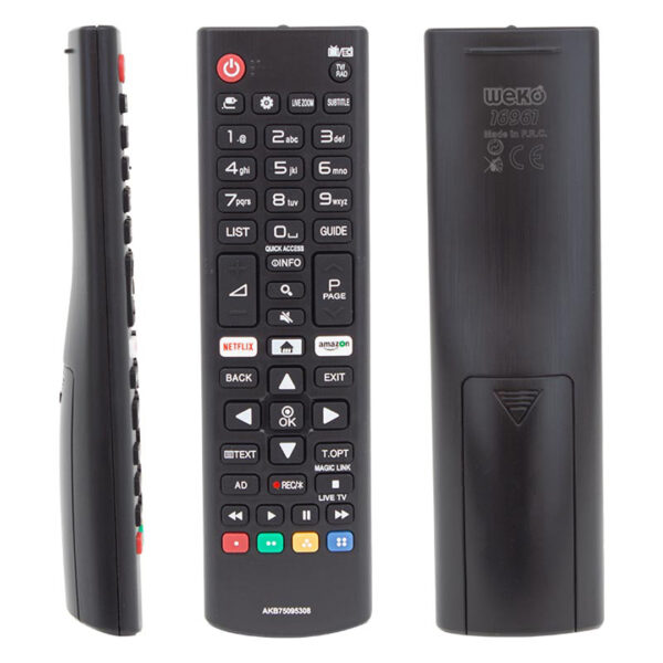 KL LG NETFLIX-AMAZON TUŞLU LCD LED TV KUMANDA (AKB75095308CAS65BN708) (40168=16961) - Görsel 2
