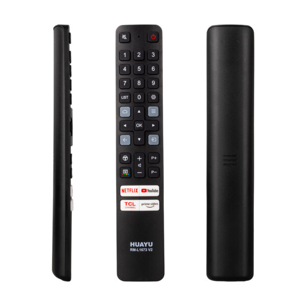 HUAYU KL TCL RM-L1673 V2 NETFLIX - PRIME VIDEO - TCL CHANEL - YOUTUBE TUŞLU TCL LCD LED TV KUMANDA - Görsel 2