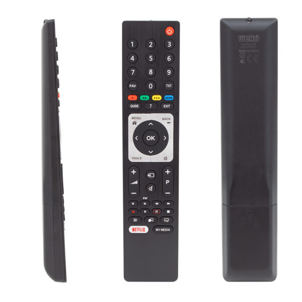 KL ARÇELİK-BEKO RC 3304805/01B RM-L271B NETFLIX TUŞLU LCD LED TV KUMANDA (TS5187R-A1) (70124=15198) - Görsel 2