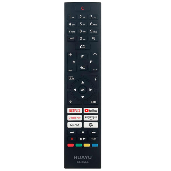 HUAYU KL TOSHIBA CT-8564 NETFLIX-YOUTUBE-PRIME VIDEO-GOOGLE PLAY TUŞLU LCD-LED TV KUMANDA - Görsel 2