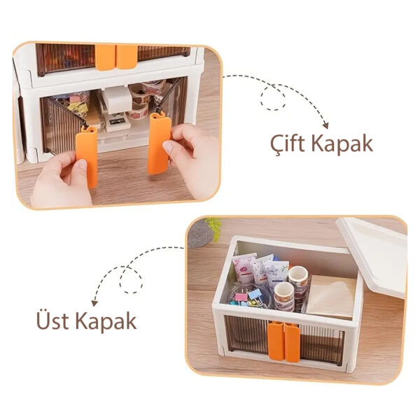 SN-25882 31X49X30CM 32L KATLANABİLİR SAKLAMA KUTUSU - Görsel 5