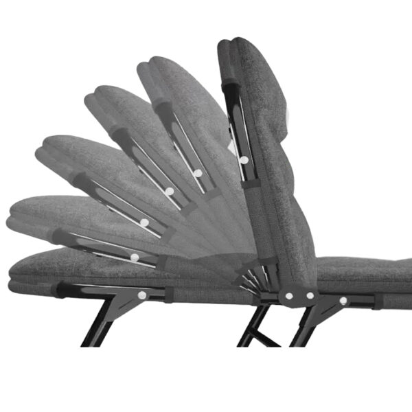 SUNUP SN-26975 TAŞINABİLİR AYARLANABİLİR 5 KADEME SÜNGER KAMP YATAK ŞEZLONG (KAZAYAĞI) - Görsel 2