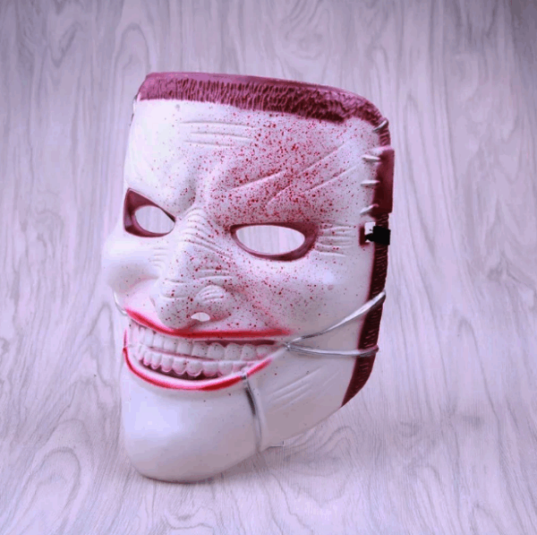 Reçine Ölüm Joker Maskesi Kanlı 23x18 cm - Görsel 2