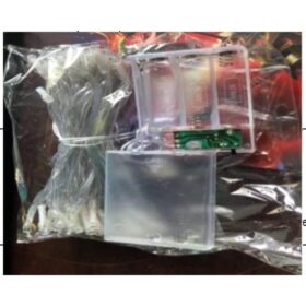 10m 60 Led Gün ışığı 2 Kademeli Şeffaf Kablo Pilli MZ-33