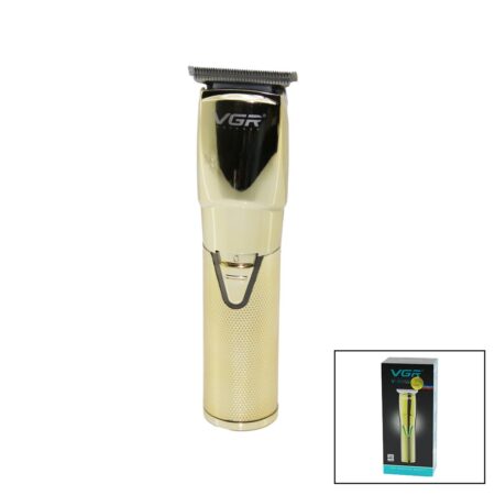 GOLD KROM KAPLAMA GÖVDE  SAÇ - SAKAL KESME TRAŞ MAKİNESİ  USB ŞARJLI V-903 (4172)