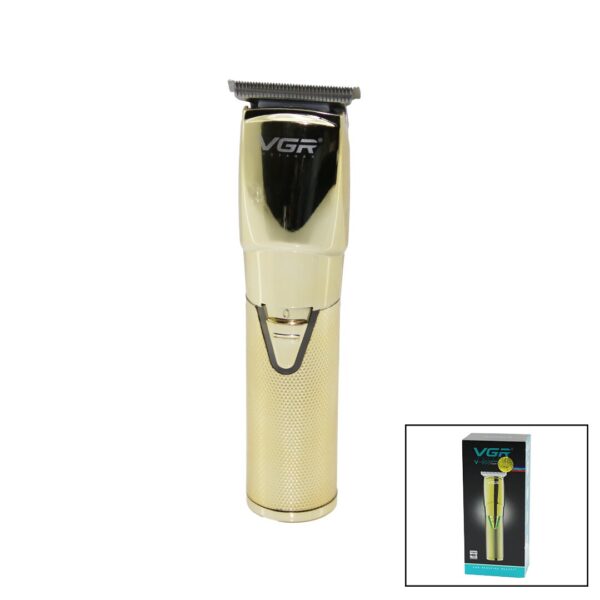 GOLD KROM KAPLAMA GÖVDE  SAÇ - SAKAL KESME TRAŞ MAKİNESİ  USB ŞARJLI V-903 (4172)