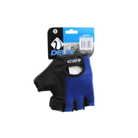 PARMAKSIZ - FİLELİ  SPORCU ELDİVENİ  MAVİ /SİYAH SMALL (4172)