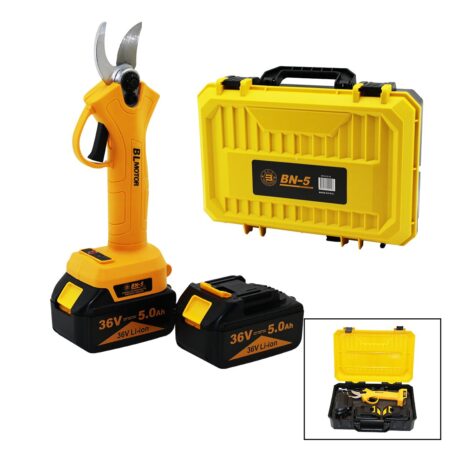 CORDLESS SHEAR YELLOW BN-5 HS-155  ŞARJLI  BAĞ MAKASI  2 BATARYA - 36V 5.0AH (4172)