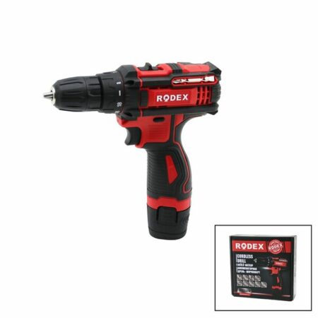 2 KADEME HIZ - VİTESLİ   ŞARJLI  MATKAP  0-350 / 0-1350 RPM   12V / 1.3A LI-ION RDX-3320 (4172)