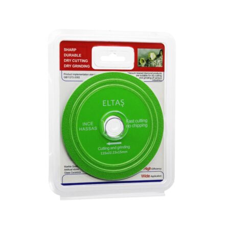CAM KESME  YEŞİL HASSAS KESİCİ DİSK - TAŞLAMA  115X22X23X15MM (4172)