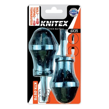 2PCS - YILDIZ-DÜZ  TOPAÇ TORNAVİDA SETİ 6X35 (4172)