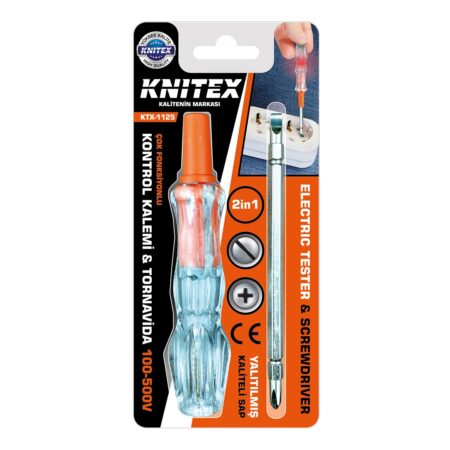 2İN1 DÜZ - YILDIZ   ÇIKAR TAK  KONTROL KALEMİ - TORNAVİDA  100-500V (4172)