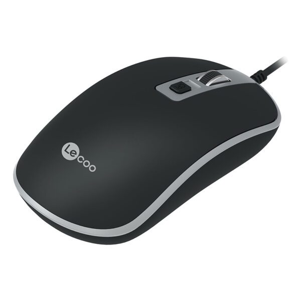 LENOVO LECOO MS104 1600 DPI 4 TUŞLU USB KABLOLU OPTİK MOUSE - Görsel 2