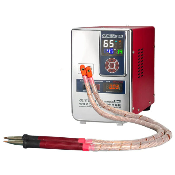 GLİTTER 811H ŞARJLI PİL PROFESYONEL BAKIR - NİKEL PUNTA KAYNAK MAKİNESİ 36KW/42KW 7000A - Görsel 2