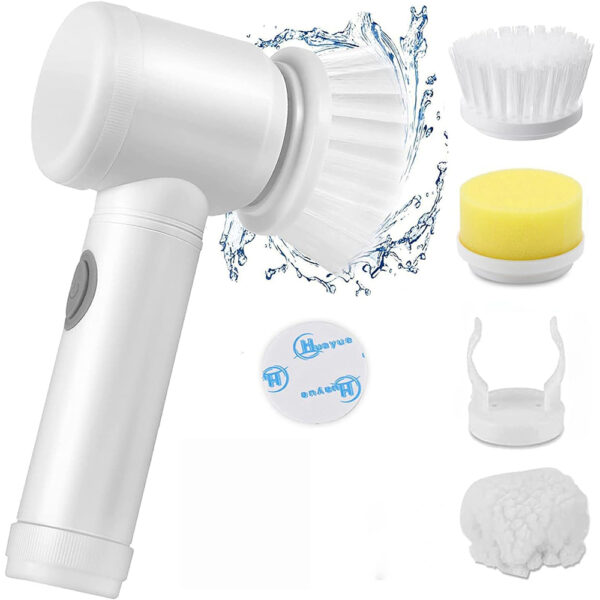 SUNUP ÇOK FONKSİYONLU BANYO MUTFAK LAVABO ŞARJLI TEMİZLİK FIRÇASI - Görsel 2