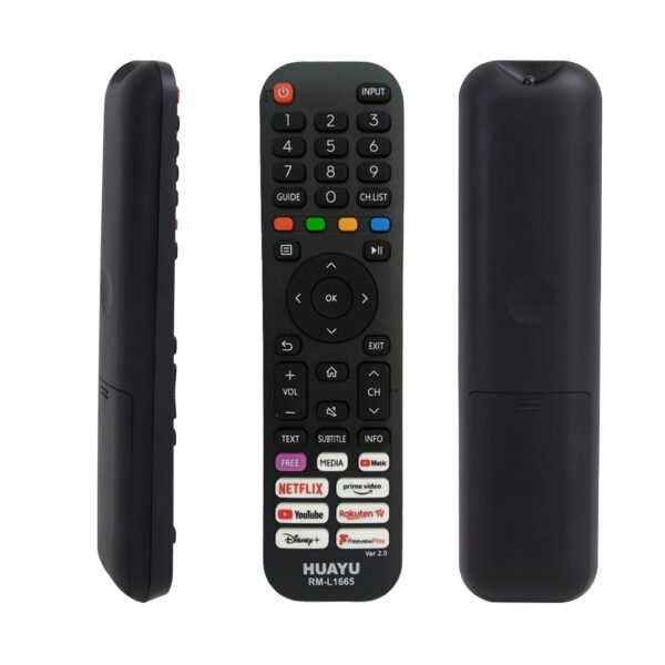 HUAYU KL RM-L1665 HISENSE NETFLIX-PRIME VIDEO- YOUTUBE TUŞLU LCD-LED TV KUMANDA (4172) - Görsel 2