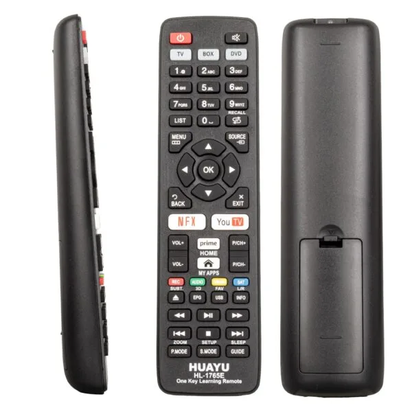 HUAYU HL-1765E PRIME VIDEO-YOUTUBE-NETFLIX TUŞLU TV/UYDU/DVD 3IN1 ÖĞRENEBİLEN AKILLI KUMANDA - Görsel 2