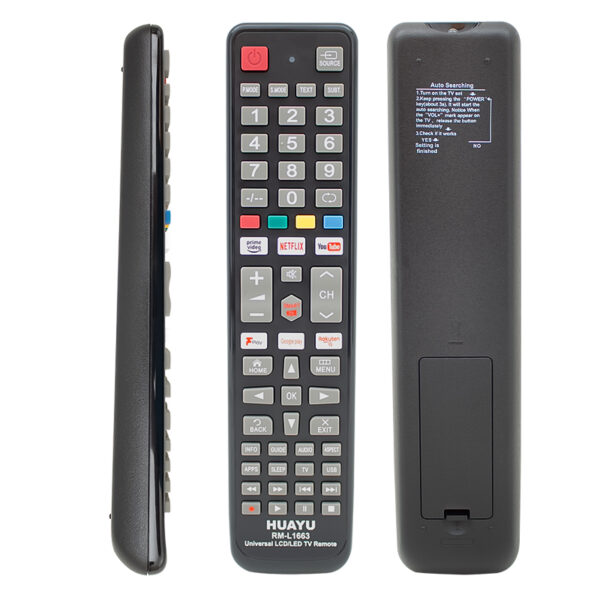 HUAYU KL RM-L1663 NETFLIX-YOUTUBE-GOOGLE PLAY TUŞLU UNIVERSAL LCD LED TV KUMANDA - Görsel 2
