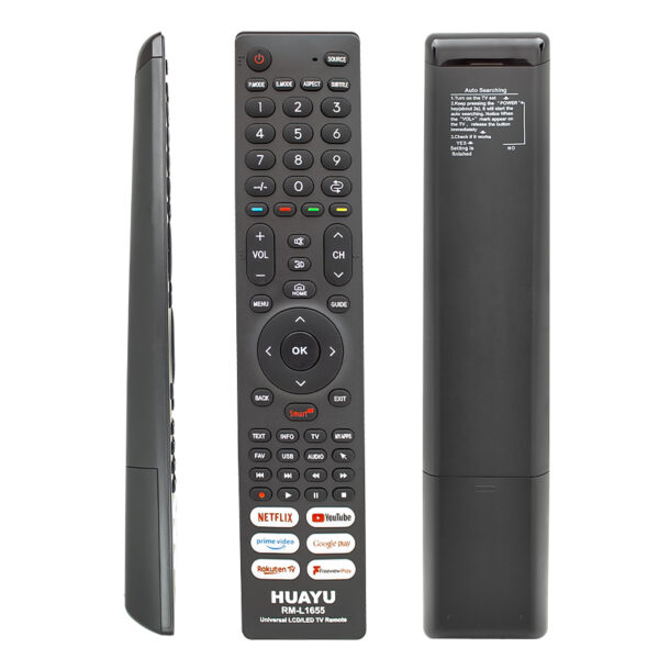HUAYU KL RM-L1655 NETFLIX-YOUTUBE-GOOGLE PLAY TUŞLU UNIVERSAL LCD LED TV KUMANDA - Görsel 2