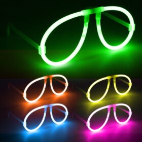 Neon Glow Fosfor Gözlük – Festival & Parti (12&#39;li Set)