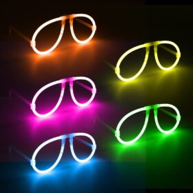 Neon Glow Fosfor Gözlük – Festival & Parti (12&#39;li Set)