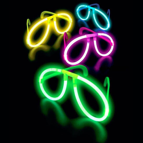 Neon Glow Fosfor Gözlük – Festival & Parti (12'li Set) - Görsel 4