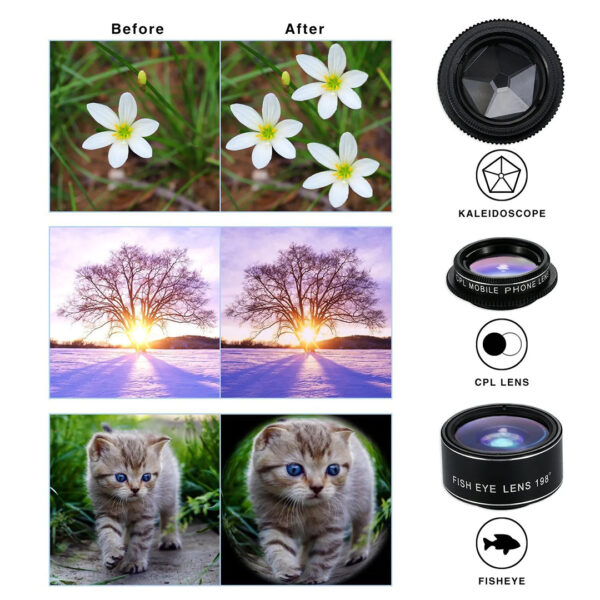 POWERMASTER PM-25951 TELEFON KAMERA 6LI SET LENS KİTİ - Görsel 2
