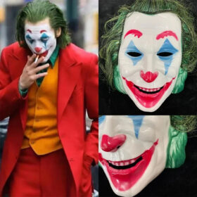 Joaquin Phoenix Joker Maskesi Yeşil Saçlı (4172)