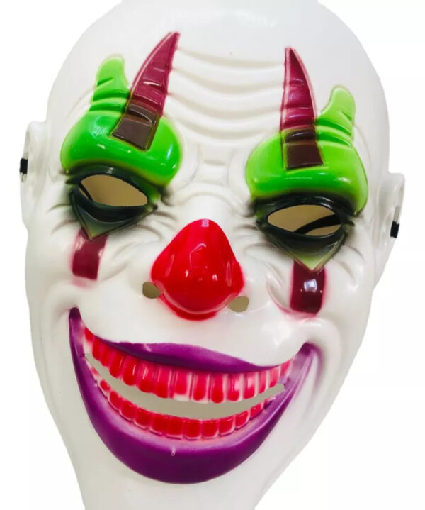 Delirten Gülüş Psikopat Palyaço Temalı Joker Maskesi (4172) - Görsel 3