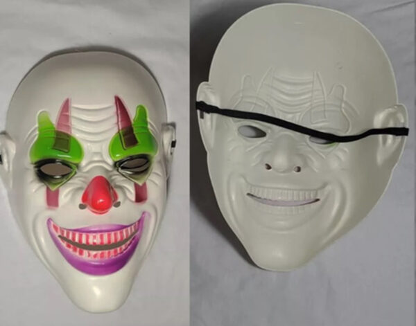 Delirten Gülüş Psikopat Palyaço Temalı Joker Maskesi (4172) - Görsel 5