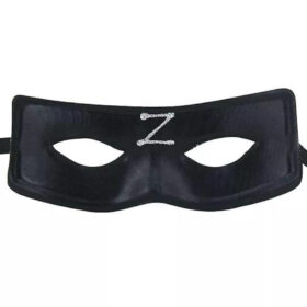 Zorro Maskesi Arkadan Lastikli Z Baskılı (4172)