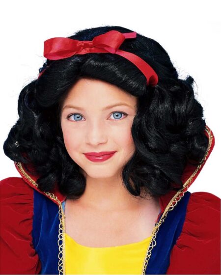 Pamuk Prenses Peruğu Kırmızı Fiyonklu (4172)