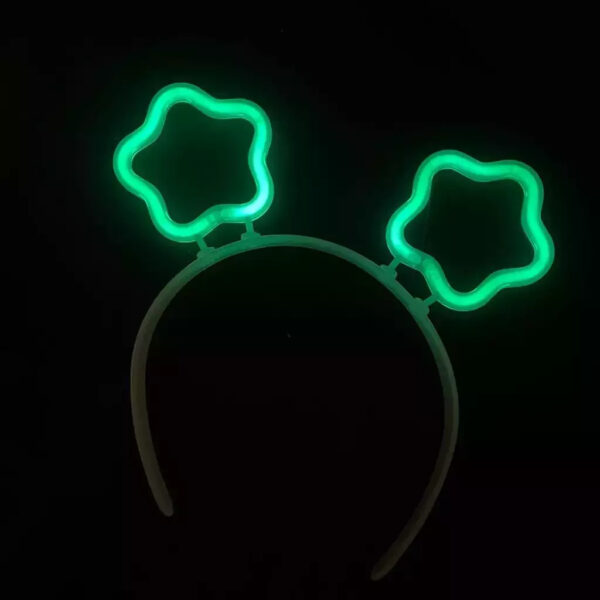 Glow Stick Karanlıkta Yanan Fosforlu Yıldız Taç 12 Adet (4172) - Görsel 4