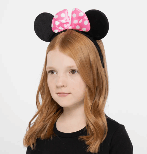 Pembe Fiyonklu Minnie Mouse Tacı Mini Kulak (4172) - Görsel 3