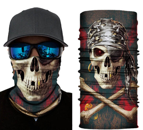 Motorcu Boyunluk Baf Buff Bandana 25x48 cm Model 2 (4172)