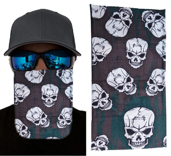Motorcu Boyunluk Baf Buff Bandana 25x48 cm Model 4 (4172)