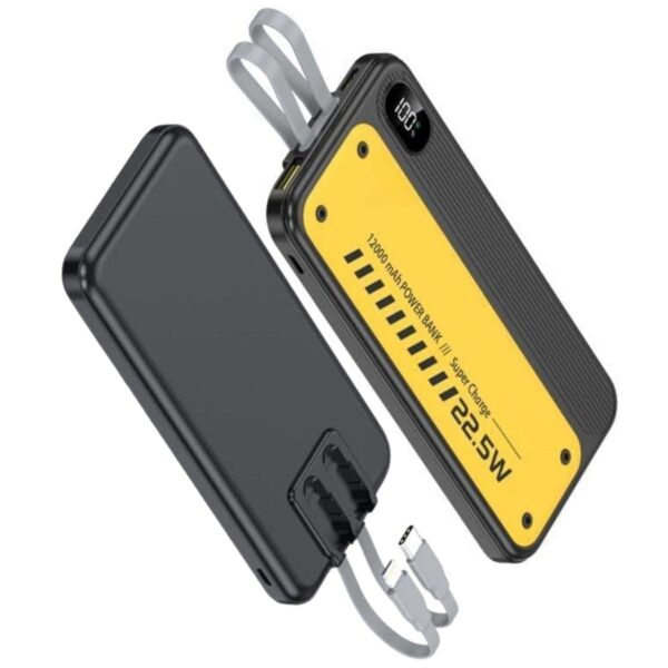 10000 mAh Hızlı Şarj Özellikli Aynı Anda 4 Cihazı Şarj Edebilen Powerbank (4172) - Görsel 3