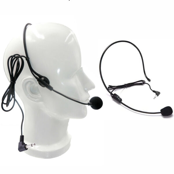 OSAWA OSW W-1 KABLOLU 3.5 MM JACK HEADSET TELSİZ KAFA MİKROFONU - Görsel 2